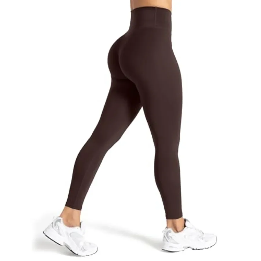 

Unthewe Naked-Feel No Front Seam Leggings for Women - High Waisted Buttery Soft Workout Yoga Pants 25