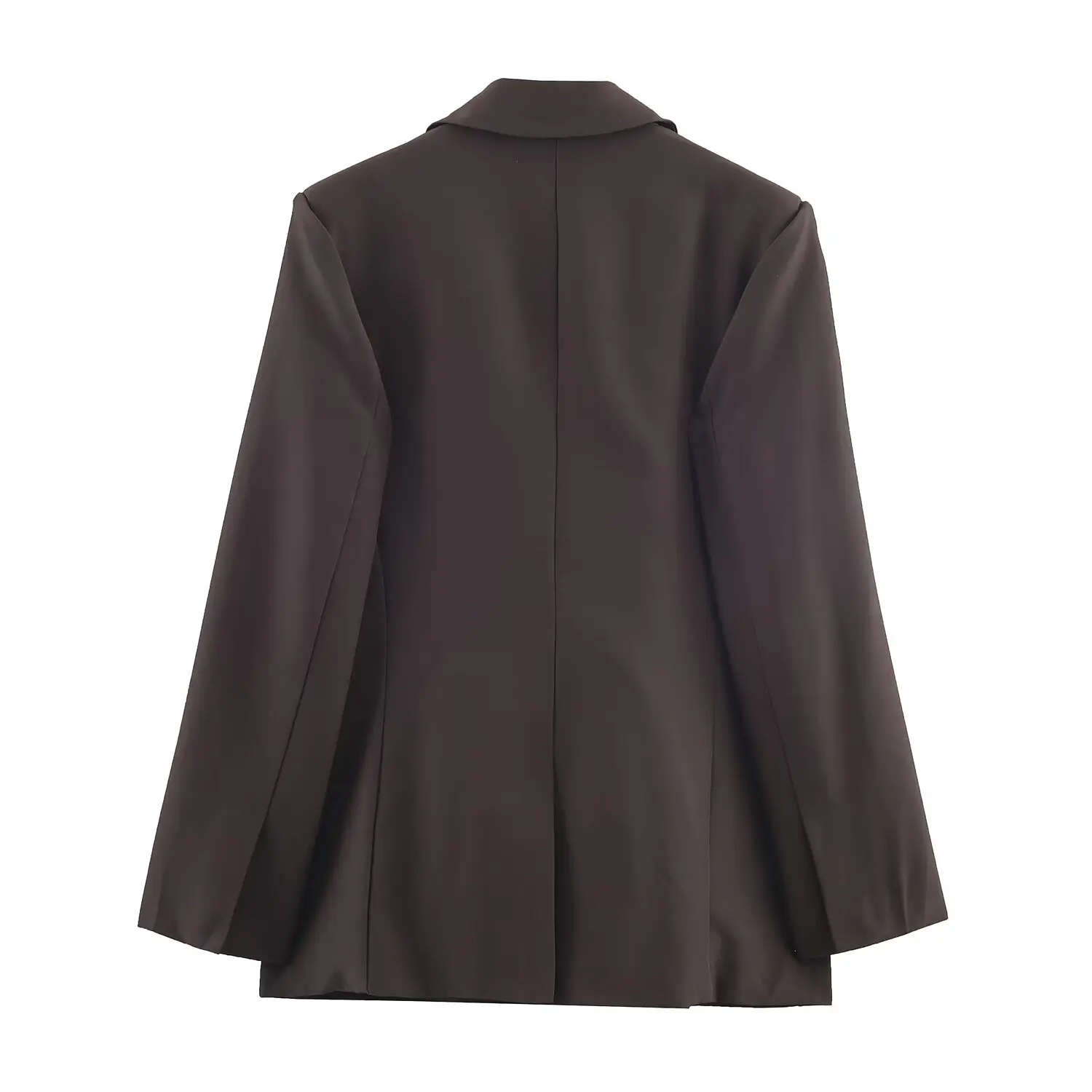 เสื้อเบลเซอร์ KONDALA แบบกระดุมสองแถว สไตล์วินเทจ สำหรับผู้หญิง สีน้ำตาล ดีไซน์หรูหรา ปี 2026 แฟชั่นทันสมัย เหมาะสำหรับใส่ทำงานในฤดูใบไม้ผลิ