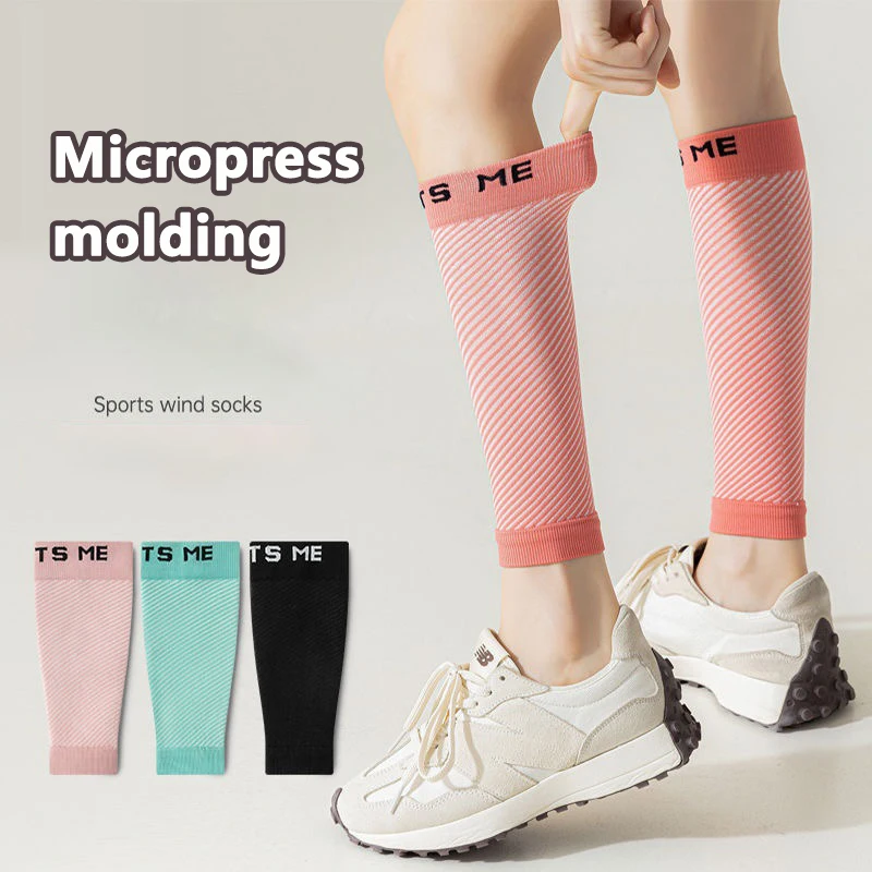 

1Pair Men Women Calf Compression Sleeve, Footless Socks For Running, Cycling, Training, Football, Basketball, Travel