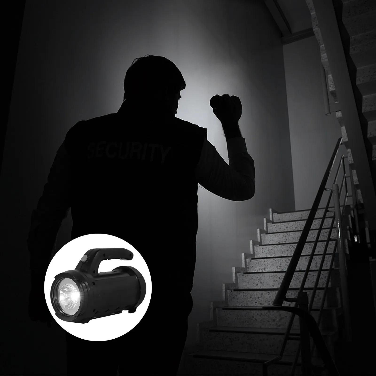 

1Set Emergency Flashlight Kit Compact Lightweight High Power Outdoor Illuminate Tool with Integrated Hand Tools for Camping