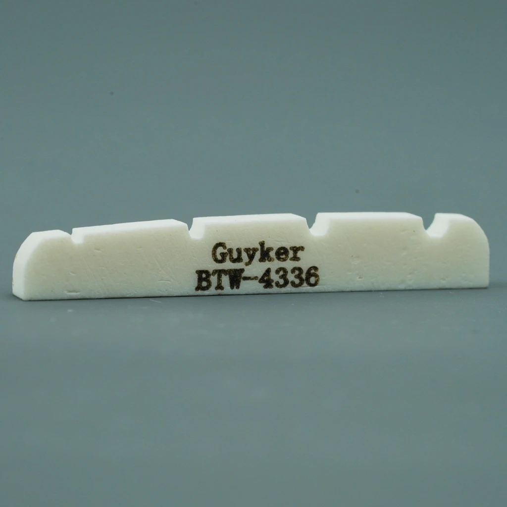 سرج جسر الجيتار الصوتي من Guyker، عظم البقرة، وسادة بيانو باس، سلسلة مختلفة