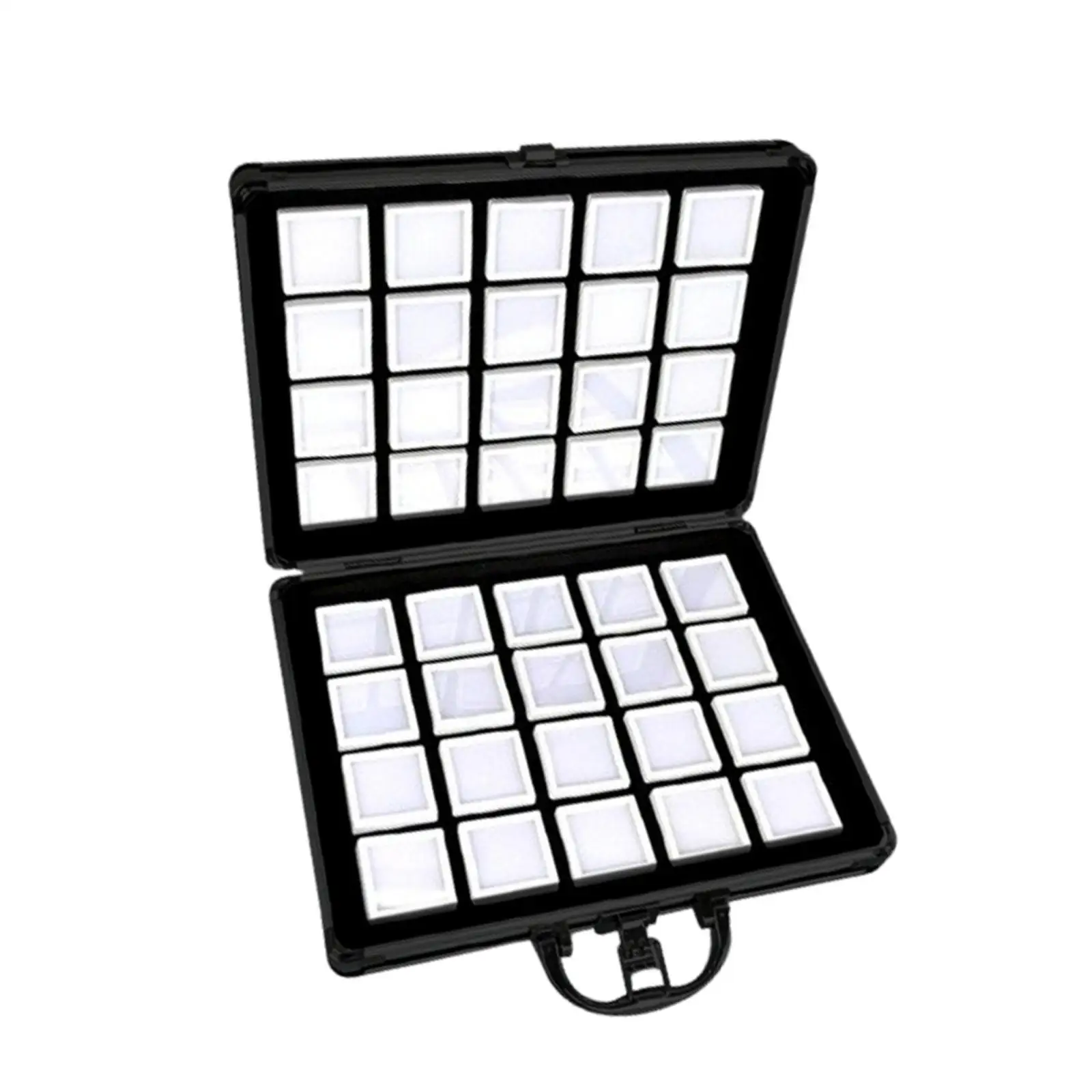 Velvet Gemstone Jewelry Organizer Box Diamond Storage Case for Jewelers Showcase and Travel Jewelry Storage