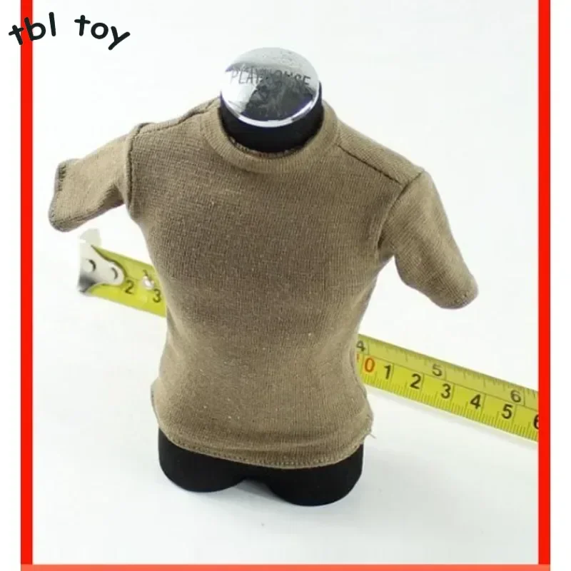 TD25-01 1/6 Scale Short Sleeved Vest T-shirt Elastic Pure Color Male Soldier Clothes Model for 12" Action Figure Doll Accessory