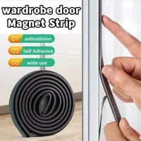 5M Strong Flexible Magnet Strip Self Adhesive Magnetic Tape Door Screen Window Wardrobe Rubber Magnetic Stripe for Home Hardware