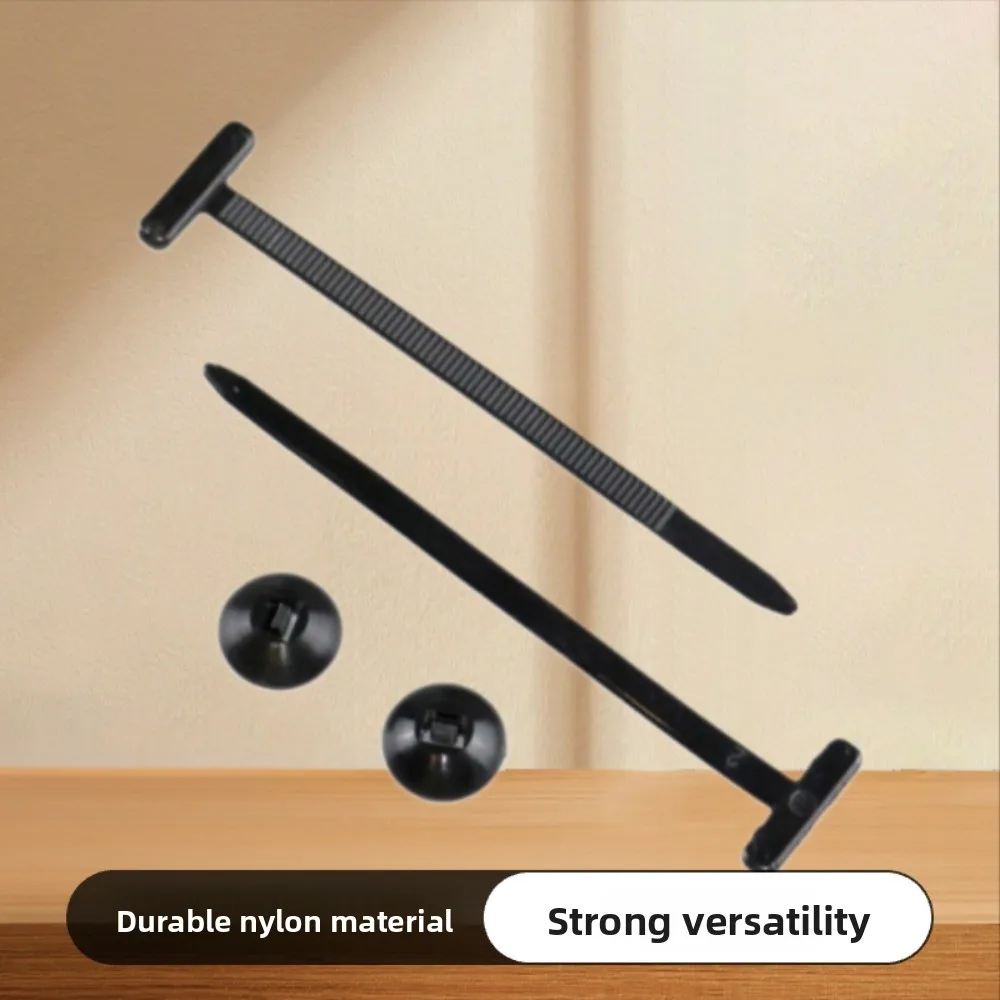 Nylon Cable Tie, Cable Tie, Black Self-locking Plastic Strapping, Strong Cable Tie