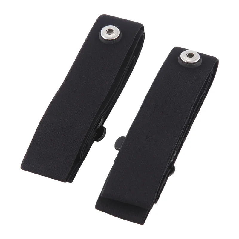 AF93-2Pcs Geonaute Wahoo Garmin Magene Bryton Coospo 심박수 센서 가슴 벨트 용 탄성 심박수 가슴 스트랩 밴드