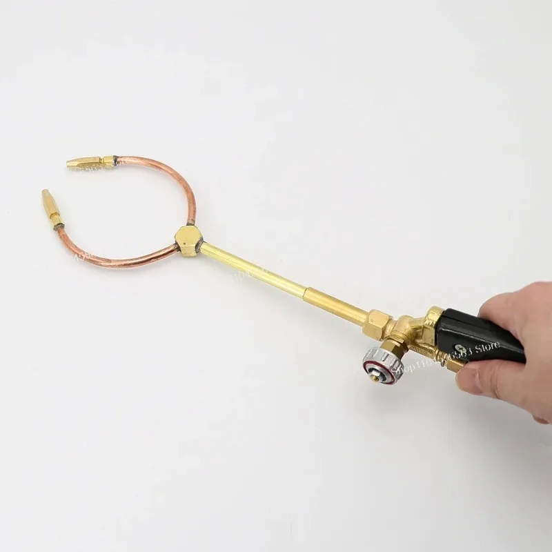 

H01-6 Кислородная ацетиленовая сварочная горелка, двойная головка для холодильника переменного тока