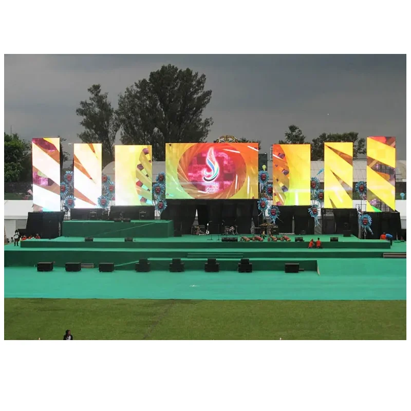 

Outdoor Rental Stage Backdrop LED Video Wall P2.6 P2.9 P3.91 P4.81 Large Video Display Screen for Events