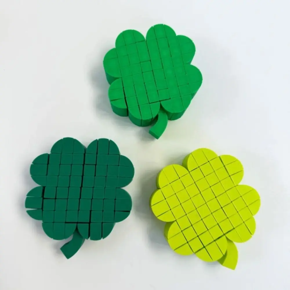 

Гибкий 3D-печатный четырехлистный клевер Finger Pixel с множеством суставов, разноцветный, подвижный, 3D-арт, подарок