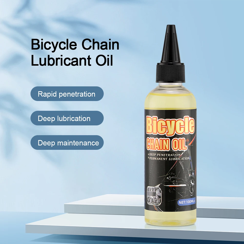 100ML Bicycle Long-lasting Chain Lubricant Chain Wax Maintenance Oil Spray Mountain Bike Anti-rust Maintenance Lubricant