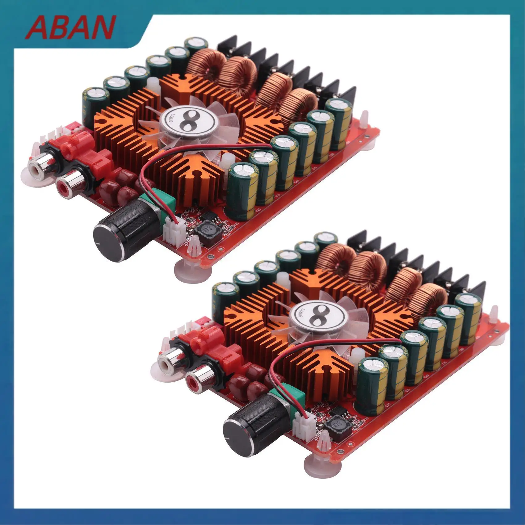 ABAN 2X TDA7498E 2X160W Scheda amplificatore audio a doppio canale, supporto modalità BTL 1X220W a canale singolo
