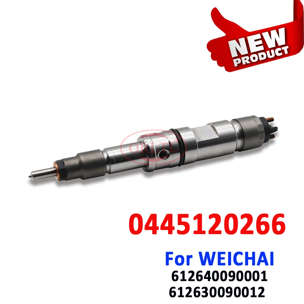 

ORLTL Diesel 0445120266 Auto Common Rail Injector 0 445 120 266 Fuel Pump CRIN for WEICHAI Bosch WP12 612640090001 612630090012