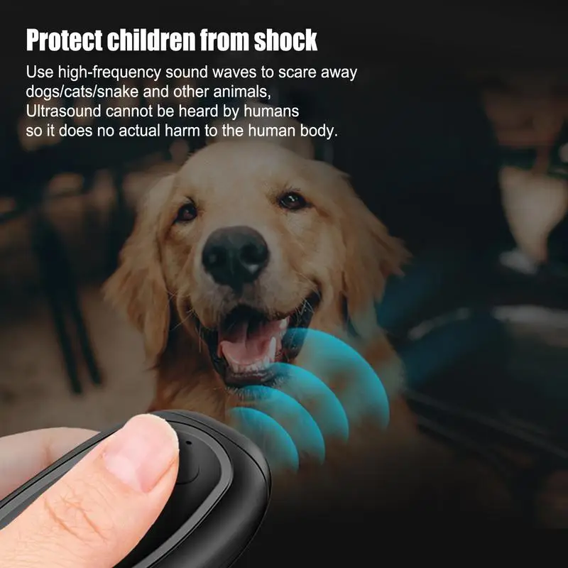 Stop Barking Dog Ultrasonic Portable Multifunctional Dog Muffler Anti-Noise Anti-Barking Pet Dog Trainer Stop Barker Convenient