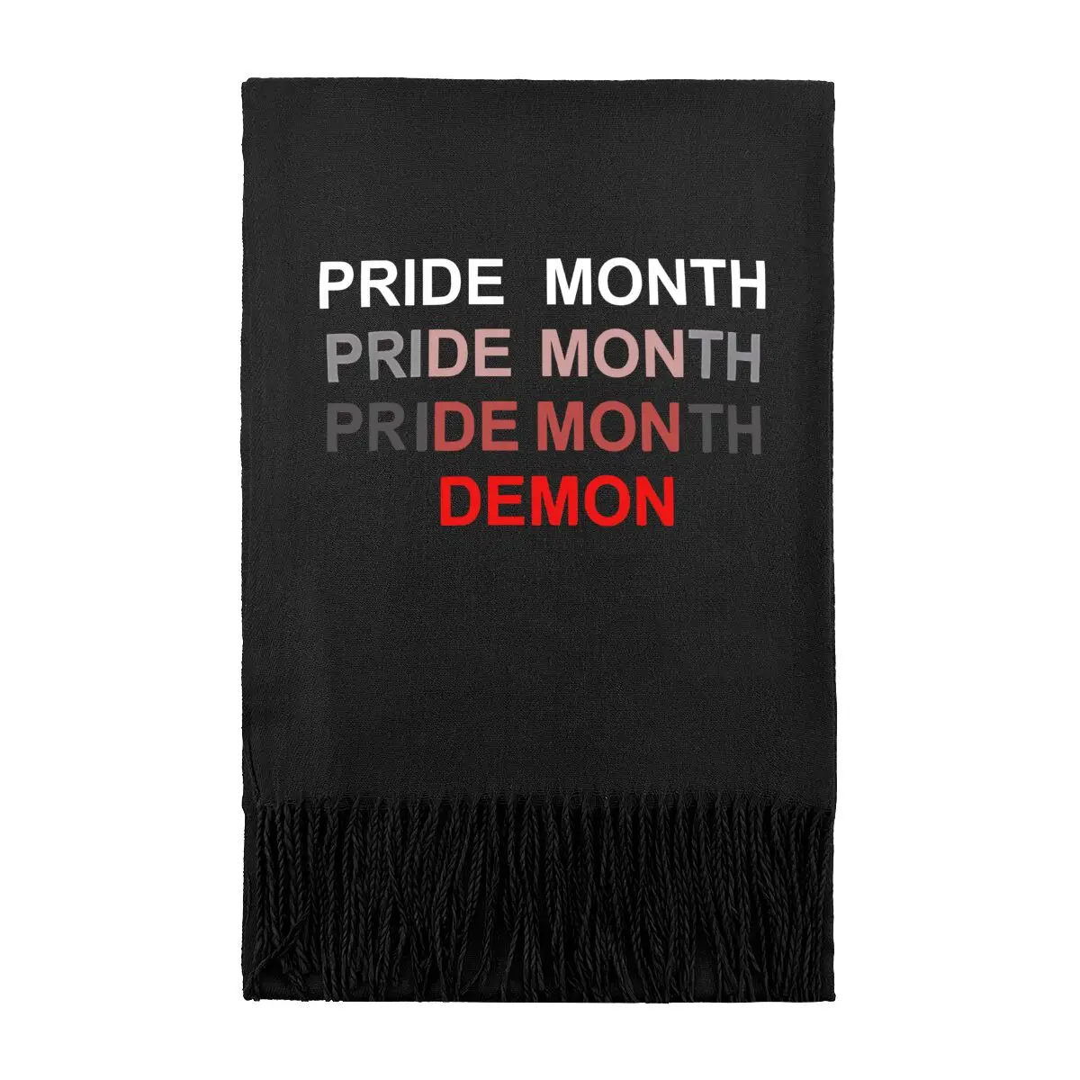 

Pride Month Demon Новые зимние большие шарфы, теплые и ветрозащитные шарфы и большие шали