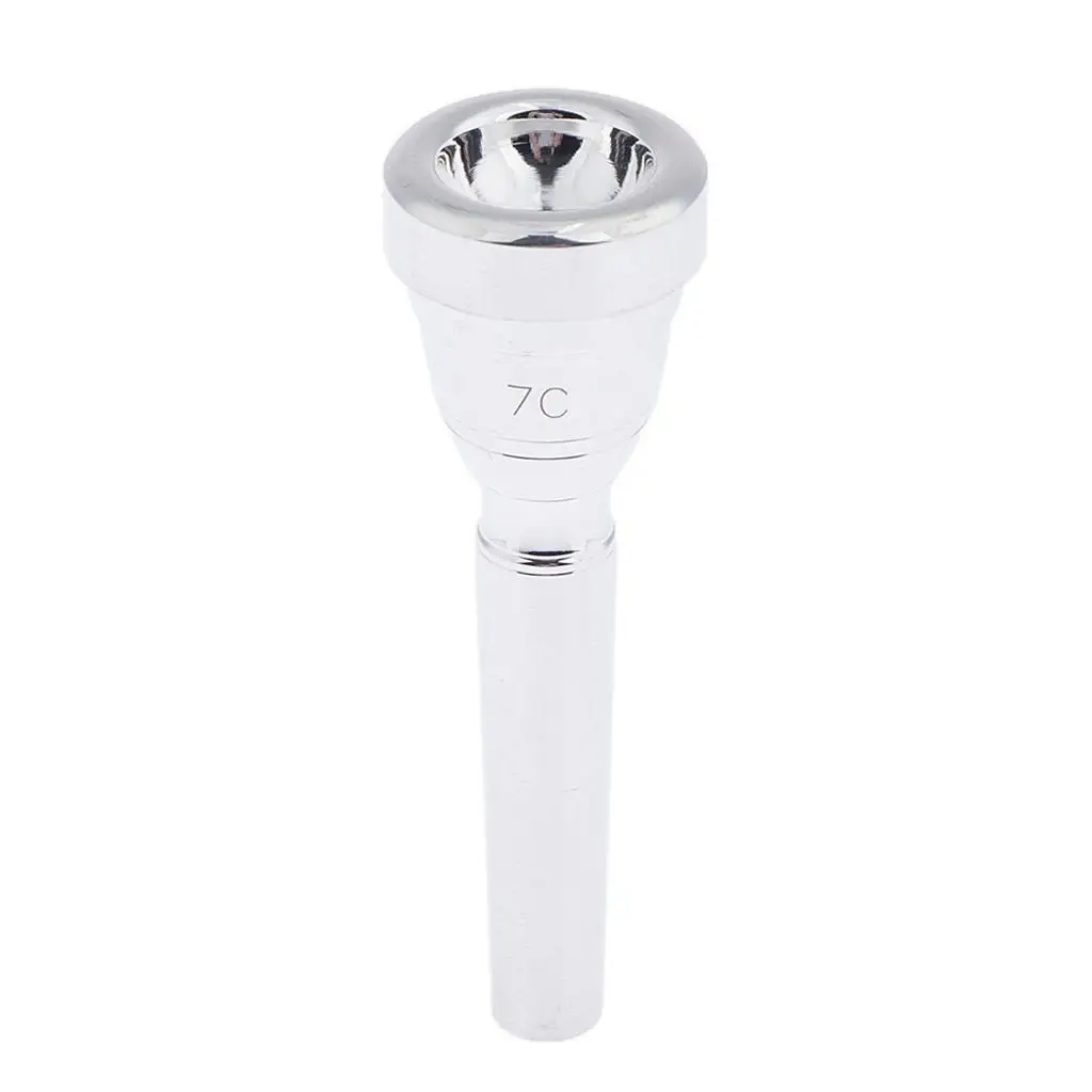 Silver Copper Bb Trumpet Mouthpiece Optimizer Set Accessories for Music Teacher and Practice