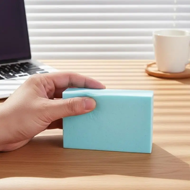 Slow Rebound Milk Brick Squeeze Toy Eco-Friendly Material Soft Stress Relief Sensory Toy for Family Game Night