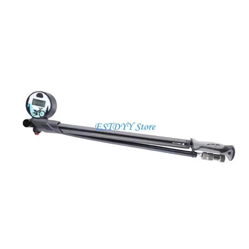 

G6DE High Pressures Bicycles Pumps Portables Bike Tire Inflator Bicycles Floor Pumps for Quick Inflation and Easy Operations