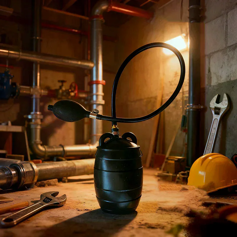 /PFU/Natural Rubber Drain Air Bag Inflatable Bung Stop Plug Block Hand-operated Gasbag DN 100/75/50mm Pipe