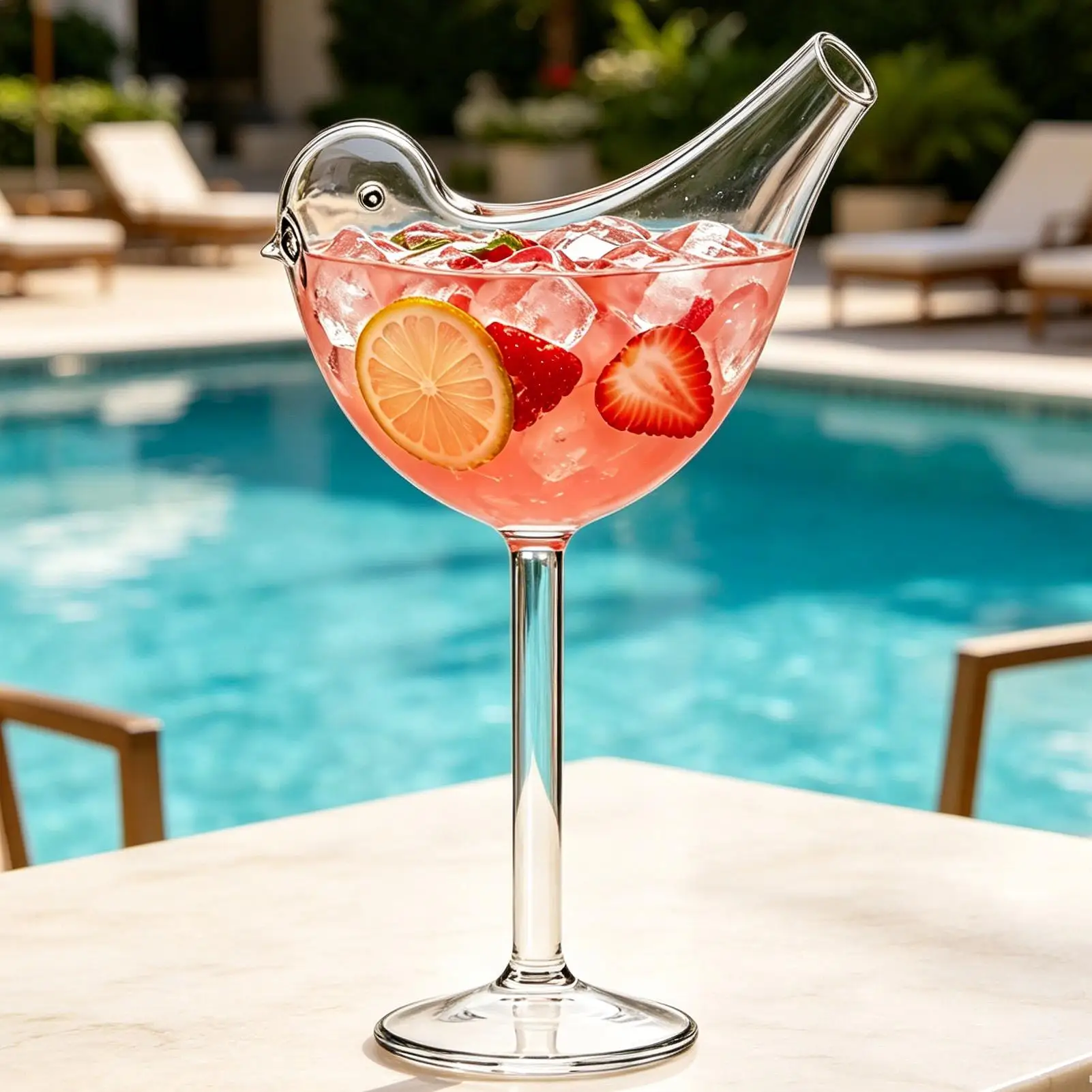 New Bird Shaped Wine Glass 150ml Cocktail Glasses Champagne Glasses Kitchen Drinkware For Men Father Home Bar Hotel Restaurant
