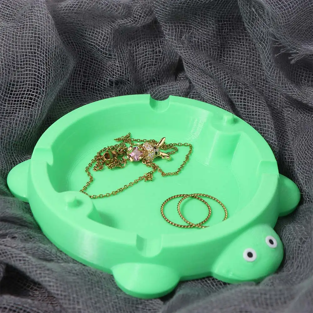

The Lid Can Be Opened Turtle Desk Decorations Container Jewelry Case Jewelry Storage Container Ring Necklace