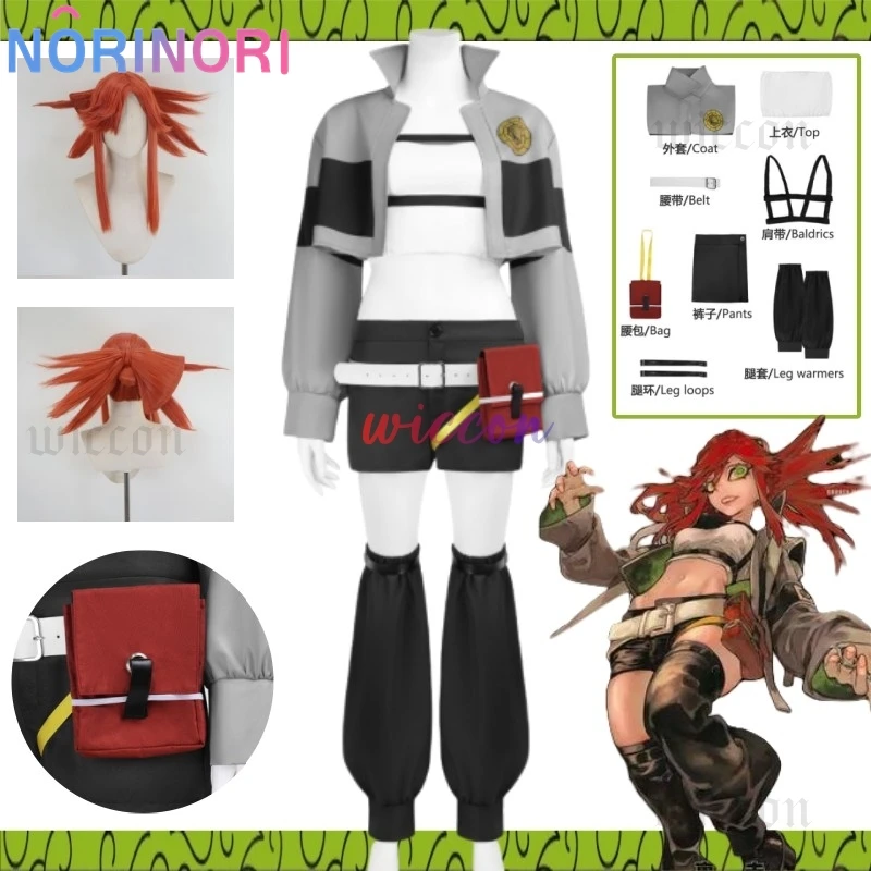 

Anime Gachiakuta Riyo Reaper Cosplay Costume Uniform Riyo Wig Akuta Cleaners Halloween Carnival Party Props For Women Girls