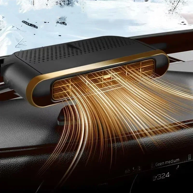 Lenovo ThinkPlus Electric Car Heater 12V Portable Demister Defroster Heating Fan 200W Dryer Windshield Defogging Accessroies