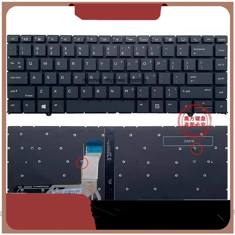 

New US Keyboard Backlight for HP ZBook Studio x360 G5 ELITEBOOK 1050 G1 HSN-Q11C