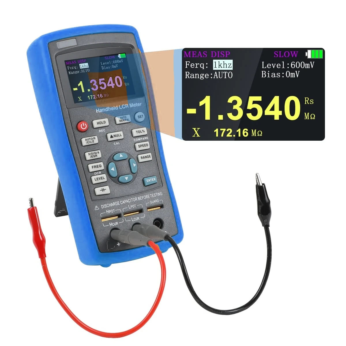 

ET1080C Portable dc resistance test LCR meter