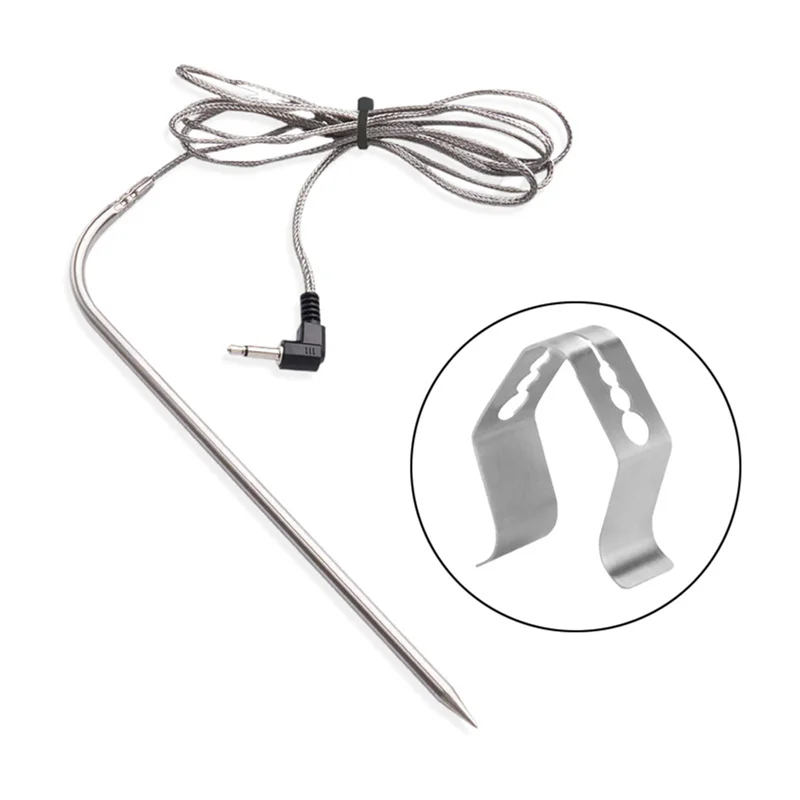 Pieza de repuesto de sonda de carne AB66-2X para parrillas Pit Boss y Louisiana, accesorios para estufa de pellets de madera, sonda de temperatura de carne