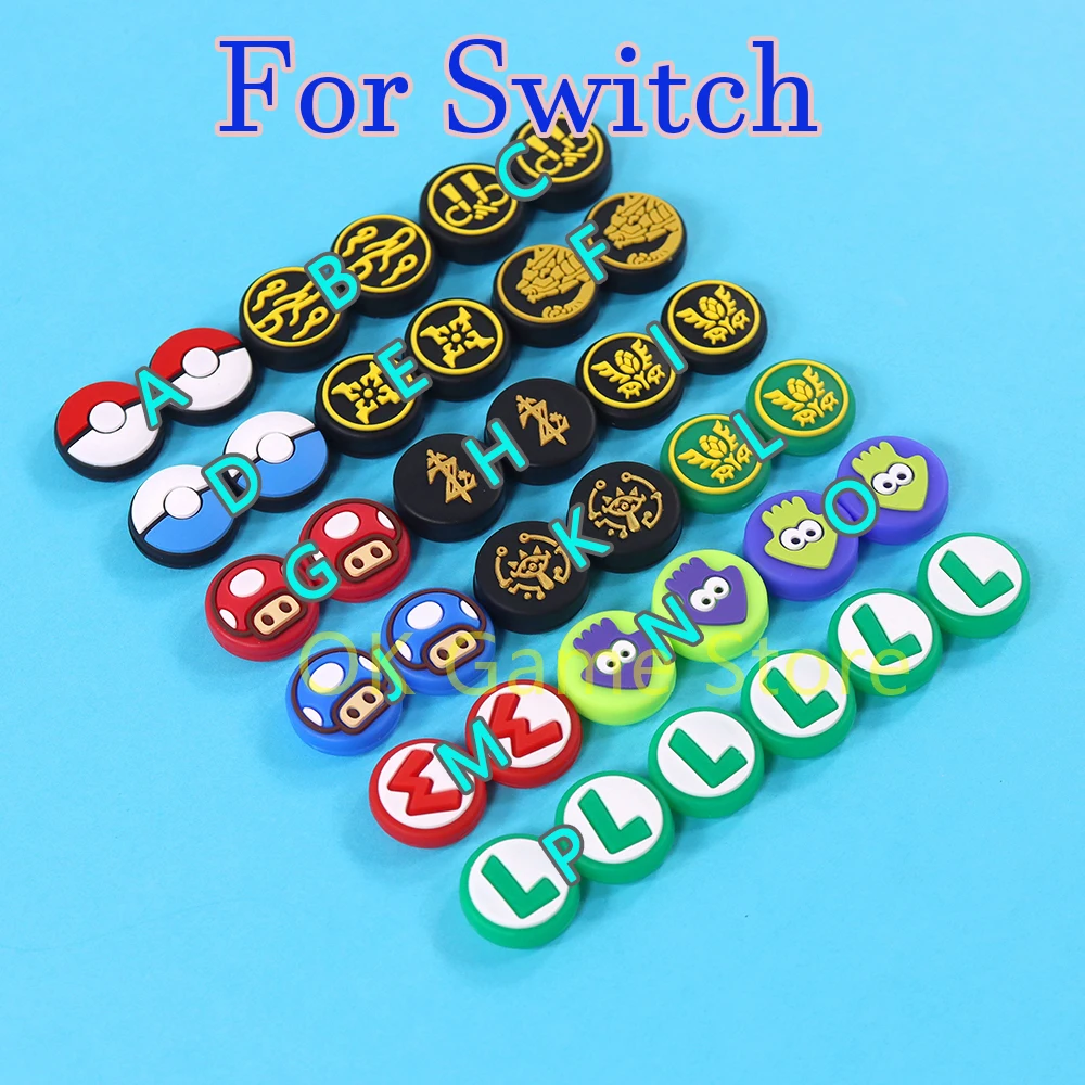 4pcs for Nintend switch joycon Thumb Stick Grip Cap Monster Hunter thumb grip cap Joystick Cover for switch lite joystick cap