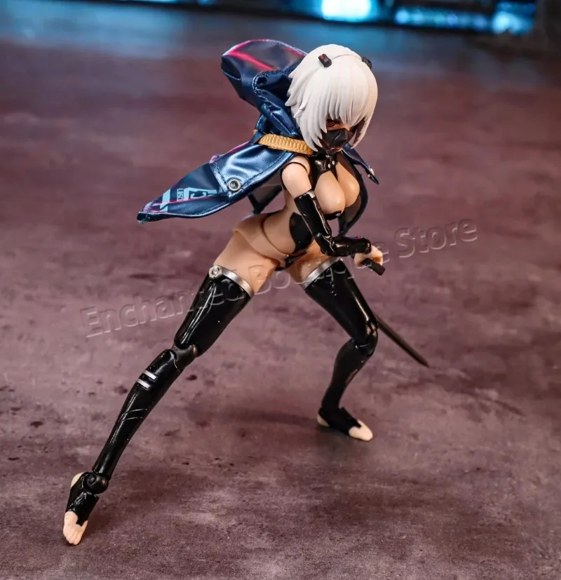 

In Stock Original Dark Hornet Armed Battle Angel 1/12 Scale Aba-002 Collectible Suit Girl Soldier Action Figure Model Toy Gifts