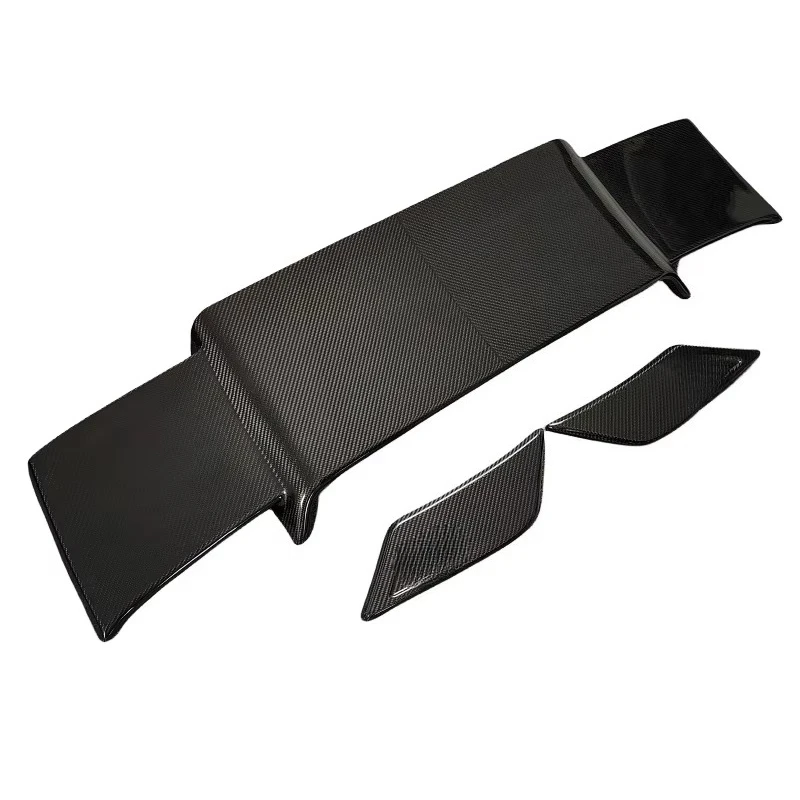 2019 + G-Class W464 G63 G800 ألياف الكربون الجافة B نمط المفسد الخلفي ل W464 الحاجز الخلفي الأمتعة المفسد طقم الجسم #1