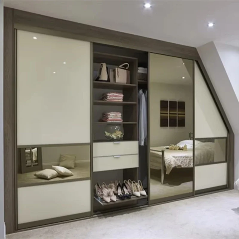 

Modern Bedroom Furniture Special Design Turkish Style Sliding Door Built-in Wardrobe
