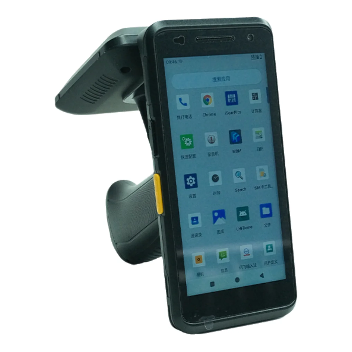 OEM NFC 2D QR Code Scanner Industrial Rugged PDAs Android Data Collector with Long Range UHF RFID Reader in Stock 5.5-inch