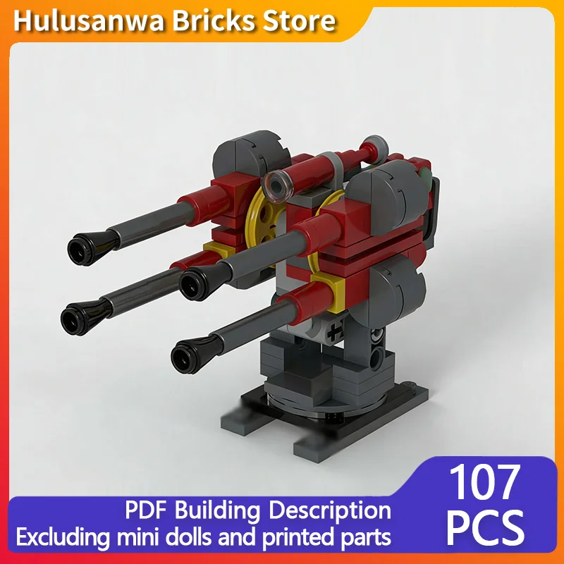 

Модель легкой артиллерийской машины MOC, конструктор из строительных блоков, военная техника, модульная технология, подарки, праздничный набор для сборки, детские игрушки