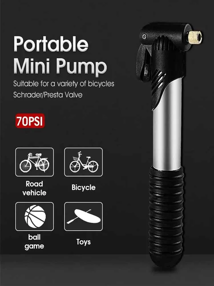 AliExpress 1pcs  Portable mini bicycle air pump hand  cycling ball tire inflator schrader provides valve  road bicycle  accessories   Bicyc