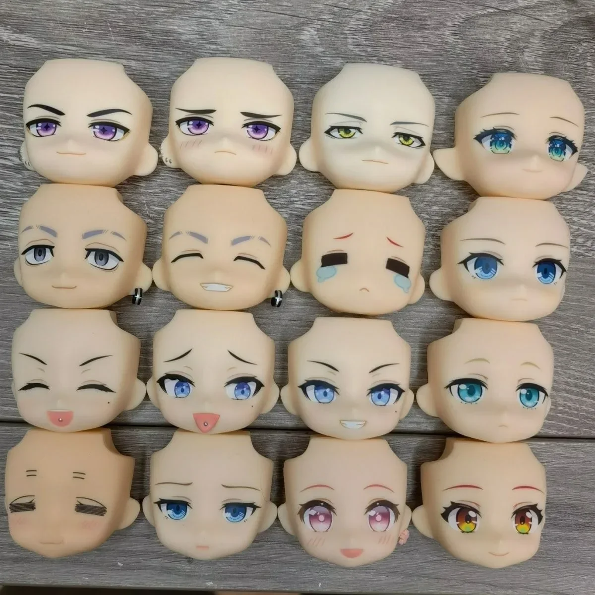 GSC Clay man replaces face OB11 face doll accessories