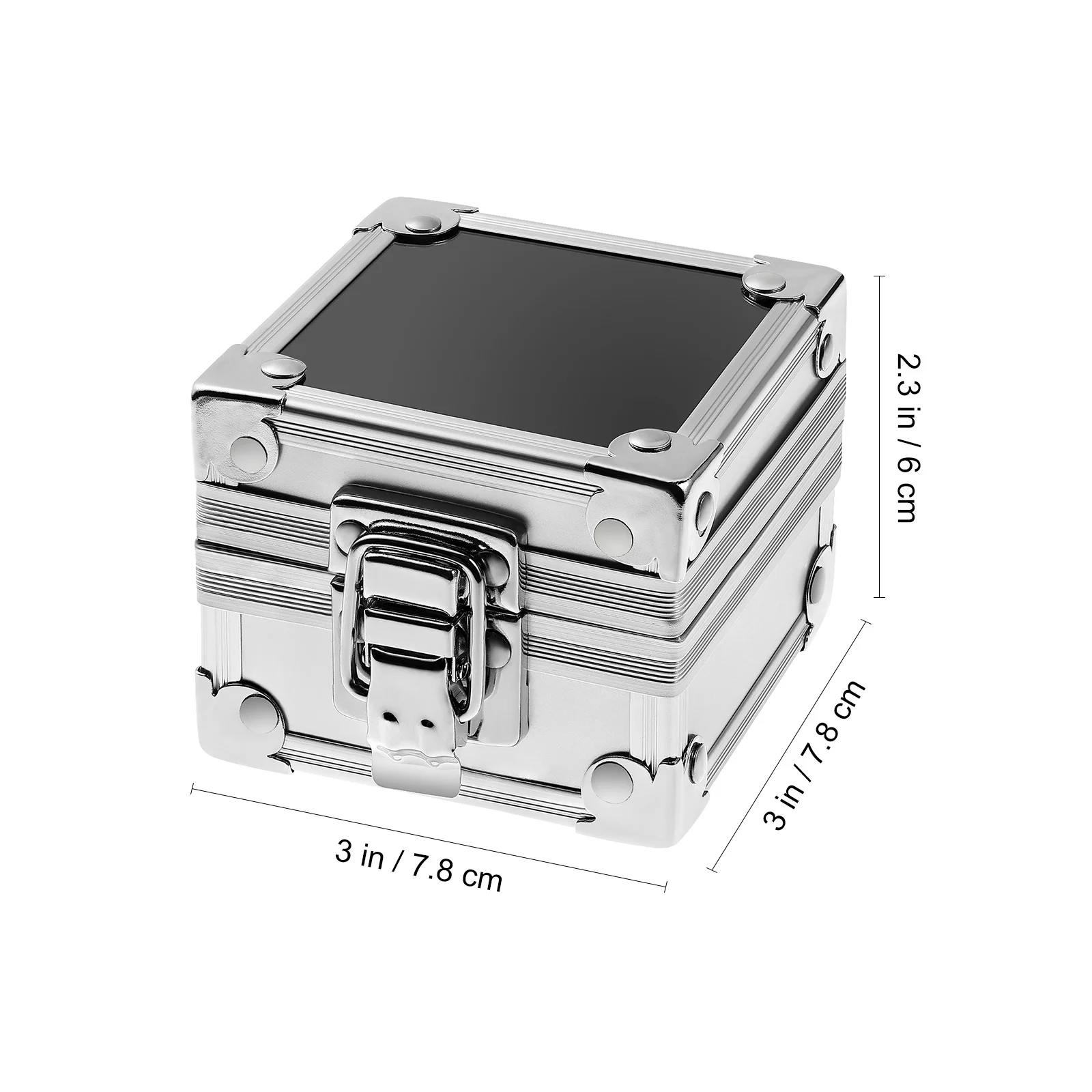 Aluminium Nagelbohrer Aufbewahrungsbox Tragbarer Organizer für Wolframkarbid Keramik Bits Maniküre Werkzeuge Vitrine