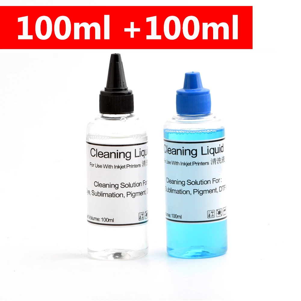 Printhead Cleaning Solution for Dye Ink Sublimation Ink DTF Ink Print head Cleaning Liquid For Inkjet Printer Cleaning Solution