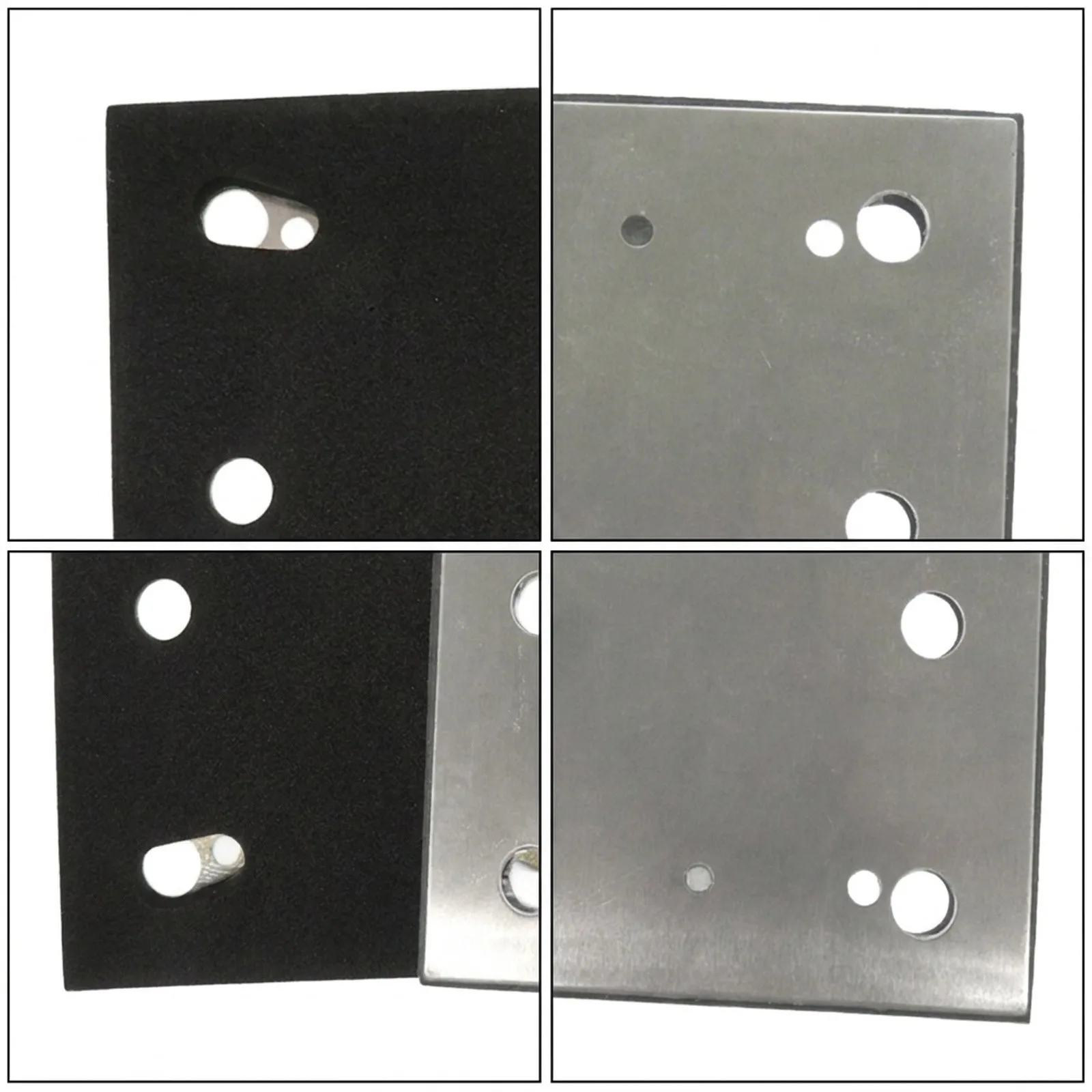 Pratical Nice Portable Workshop Equipment Sander Pad Backing Plate 1 * 1 PC Square 1/4 Sheet 100*110mm Pratical
