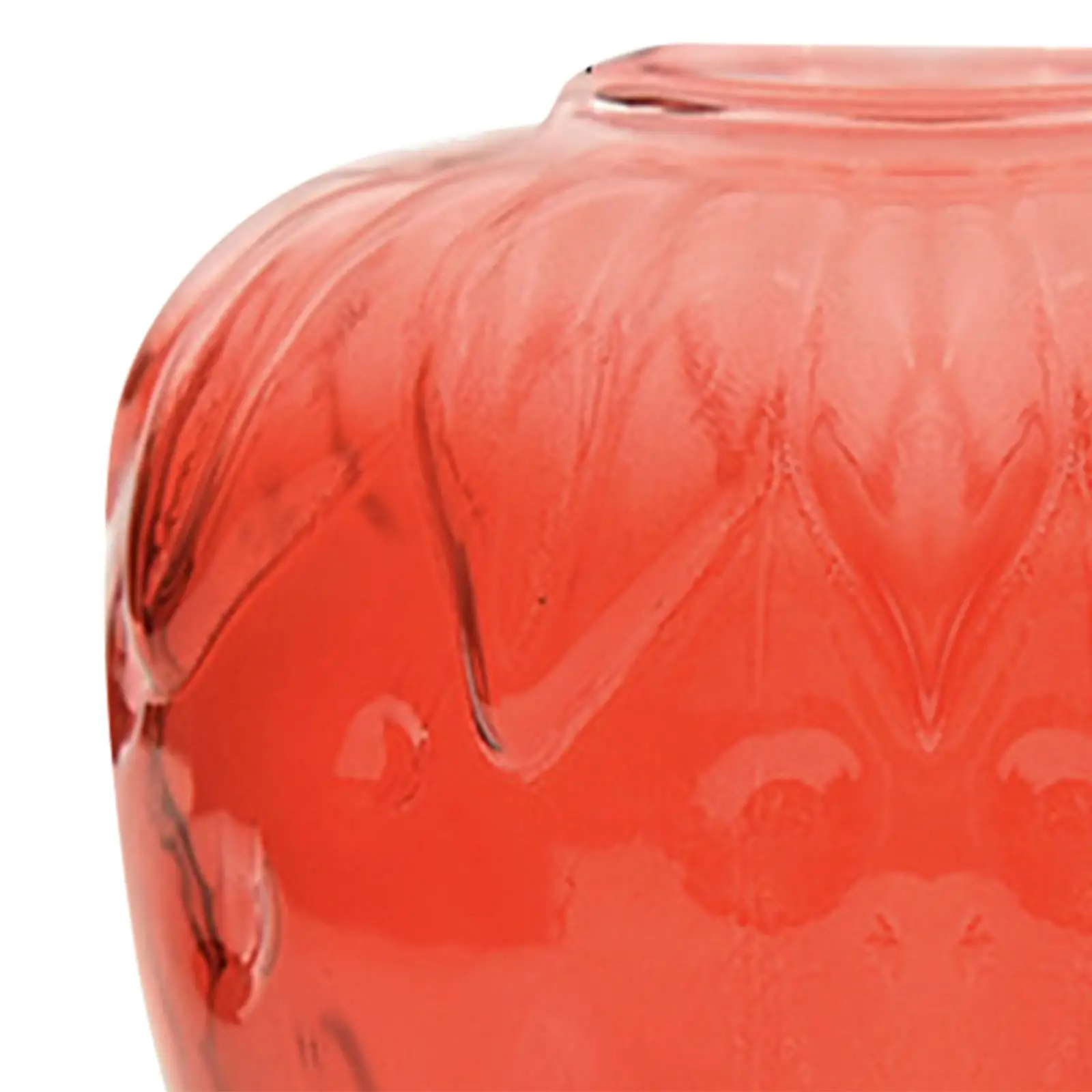 Strawberry Vase Table Vase Flower Vase Ornament Adorable Planter Pot Flowers Holder for Cafe Bedroom Living Room Cabinet Decor