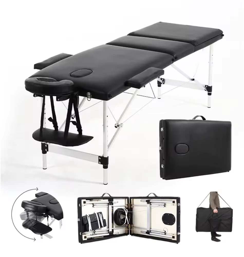 

3 Section Massage Tables&beds Beauty Salon Massage Table Spa Bed Folding Table Facial Portable Massage Bed