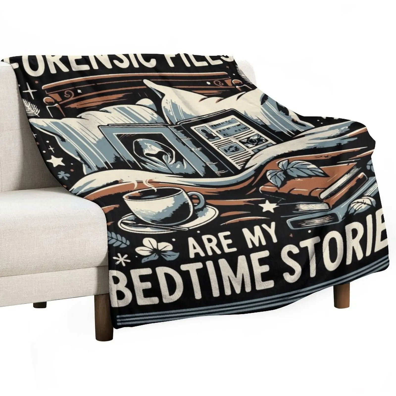 Forensic Files Bedtime Stories Throw Blanket for babies Plush Blankets