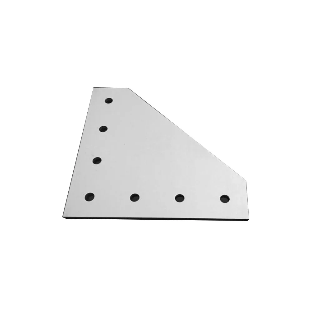 5pcs 3030 30x30  7 hole L type 90 Degree Joint Board Plate Corner Angle Bracket Connection  for Aluminum Profile