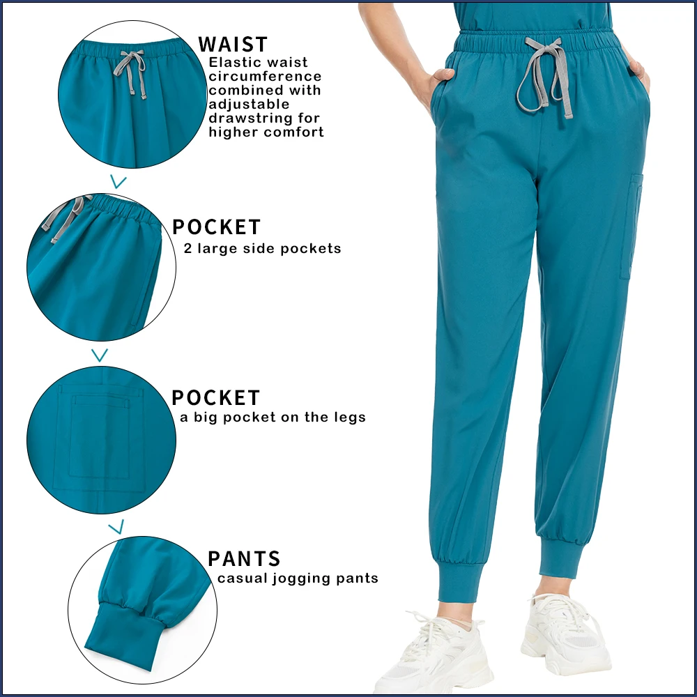 ชุดยูนิฟอร์มแพทย์คุณภาพสูง ชุดทำงานสปาเสริมความงาม ชุดทำงานในห้องปฏิบัติการ ชุดพยาบาลโรงพยาบาล ชุดคลินิก ชุดสครับ สำหรับผู้หญิงและผู้ชาย