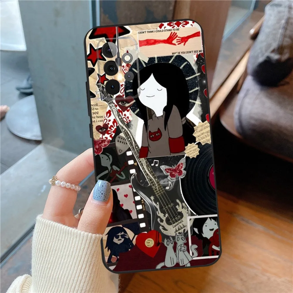 A-Adventure Time M-Marceline  Phone Case For SamsungS24,23,22,21,S20 Ultra Pro 10,S30Plus,S9,20lite Ultra Black Cover