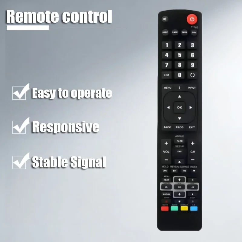 

JVC LCD TV Remote Control RM-C3174 Compatible with Models LT-22C540 LT-24C340 LT-42C550 LT-49C550 LT-50C550 Replacement Battery