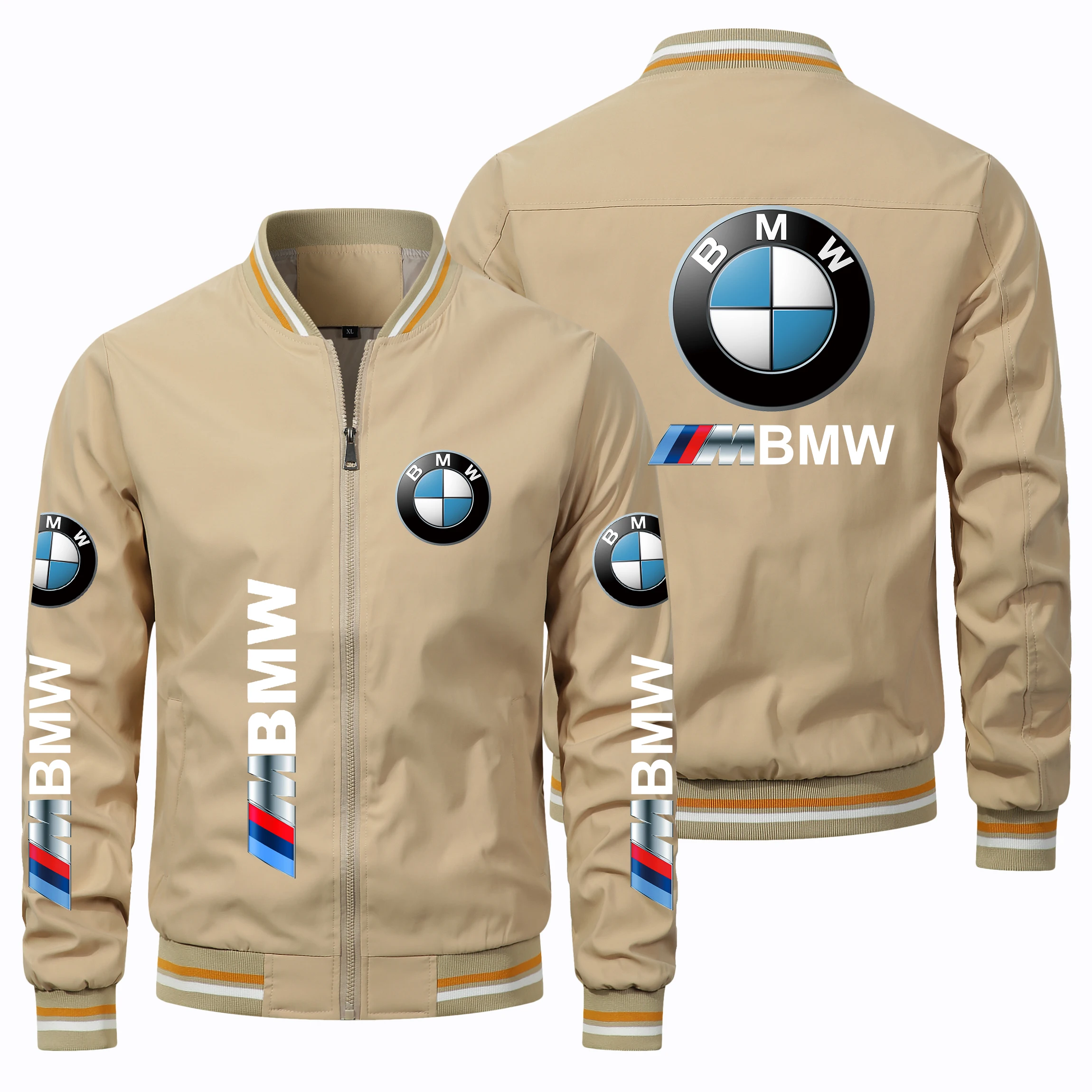 Chaqueta de motociclista BMW para hombre, cortavientos informal de moda, ropa deportiva de gran tamaño, ropa de carreras personalizada, 1 pieza