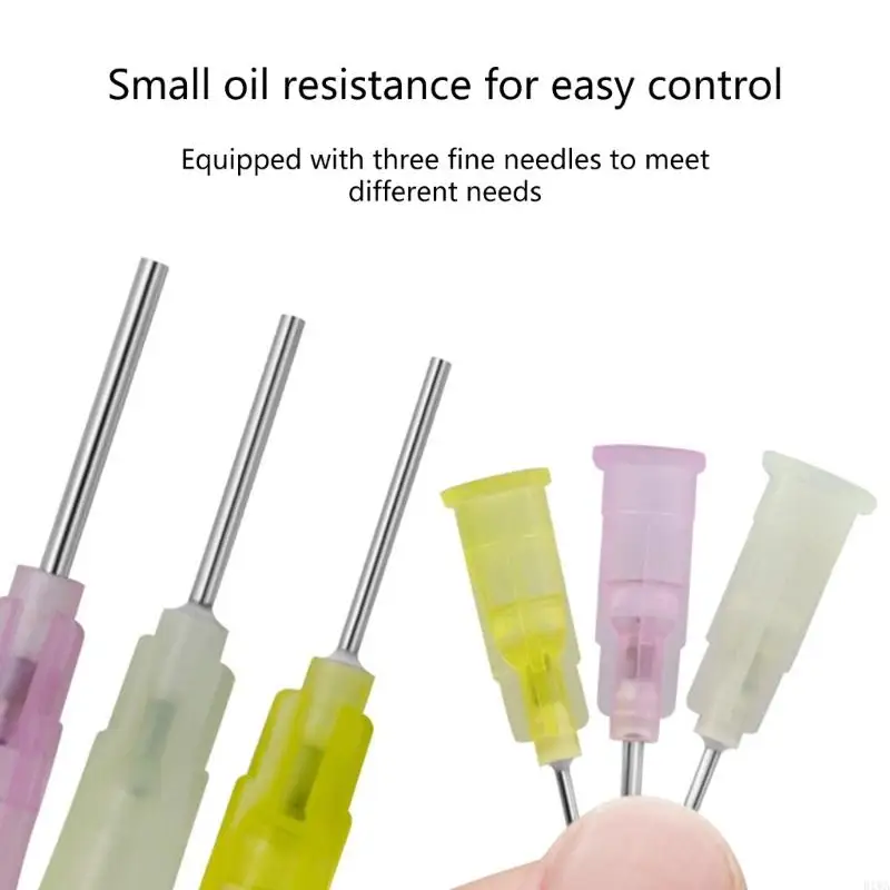 R1WA Aluminum Alloy Manual Syringes Dispenser Plunger Tool BGA Solders Pastes for UV Solders Mask Welding