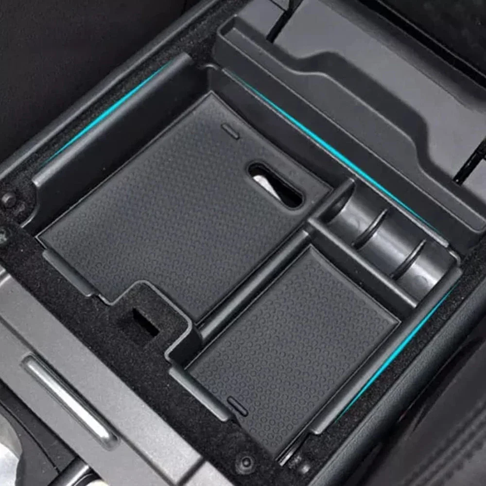 Center Console Organizer Tray Armrest Storage Box For Land Rover Range Rover Evoque 2011-2018 Car Interior Accessories